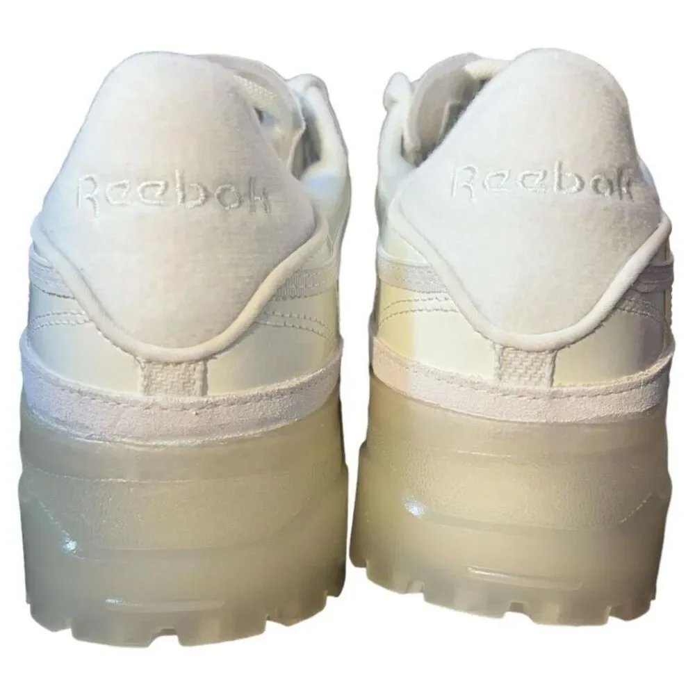 Reebok women shoes Cardi B Club C girls low top white sneakers women 10 New